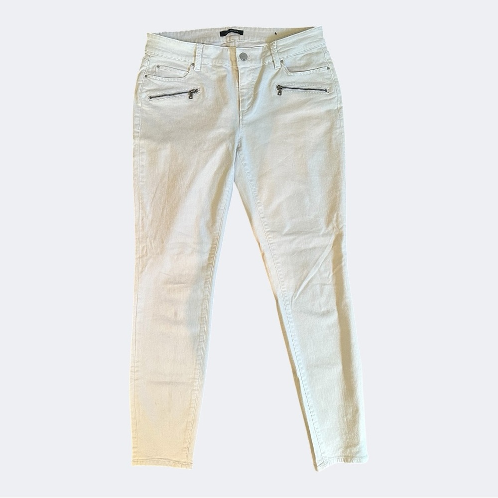 Ann Taylor Women's Skinny White Jeans size 8